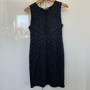 Barneys New York studded black dress size Small